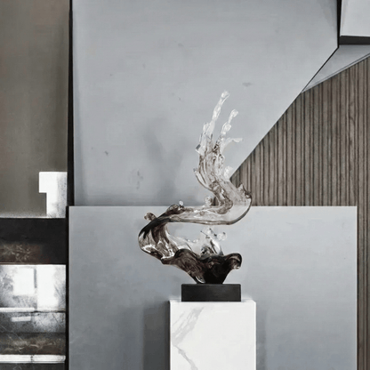 LIQUID ASCENT | Water Splash Sculpture