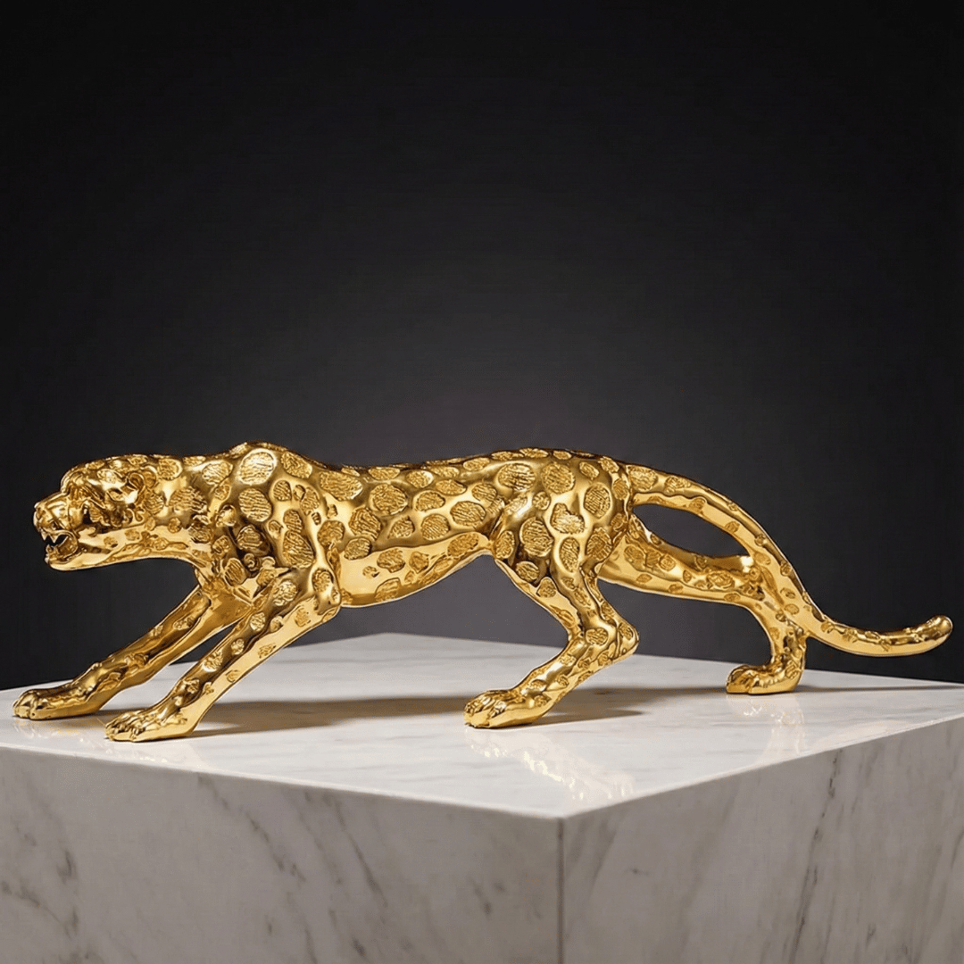 Prowler - Fortune Leopard Sculpture