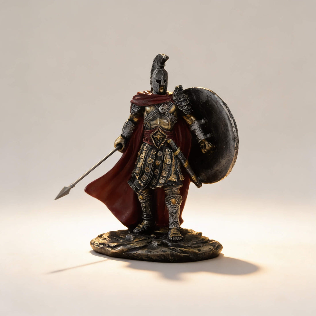 THE CENTURION Roman Warrior Sculpture · Cold-Cast Resin