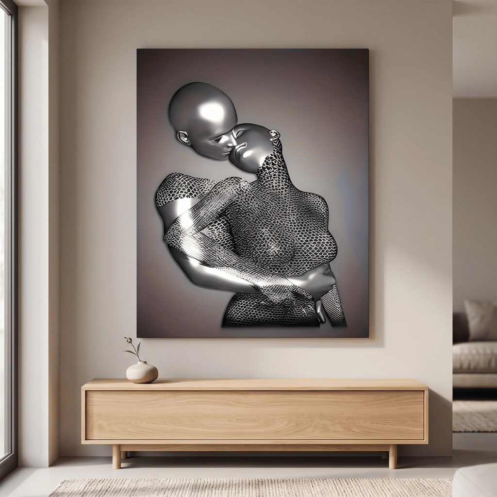 Unframed Abstract Canvas Wall Art