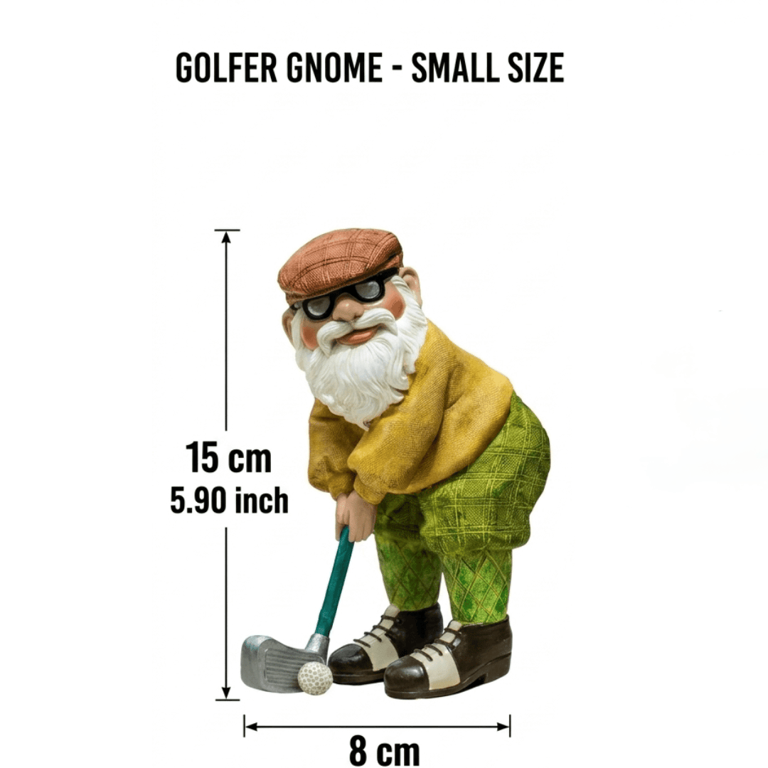 Golf Gnome Sculpture