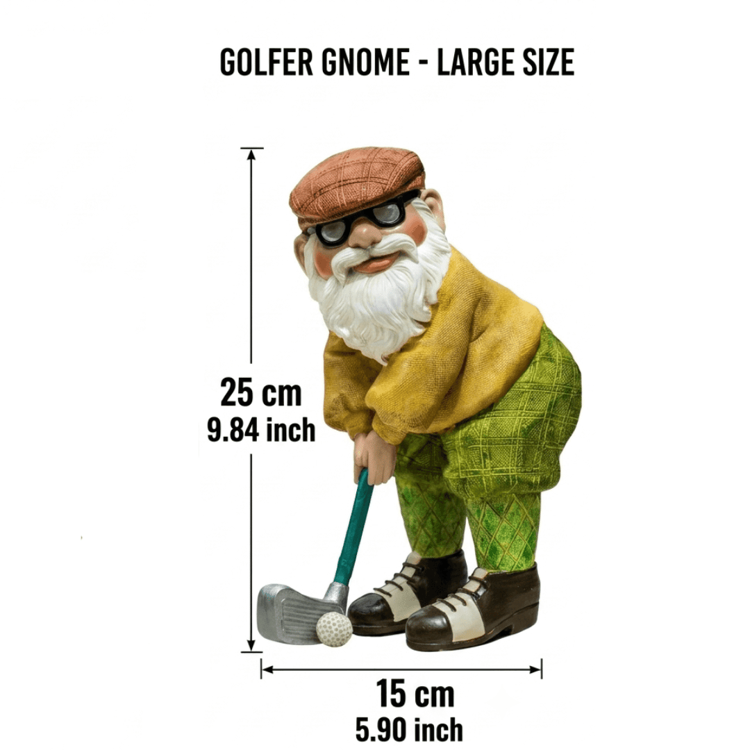 Golf Gnome Sculpture