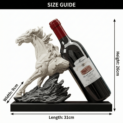 UNTAMED POUR | Rearing Horse Wine Holder
