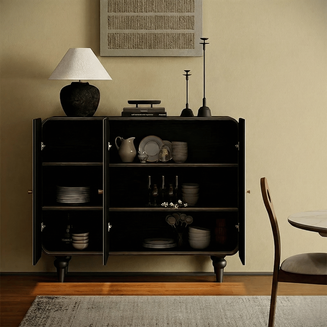 Artisan Relief - Three-Door Sideboard with Carved Door Panels