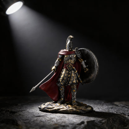 THE CENTURION Roman Warrior Sculpture · Cold-Cast Resin