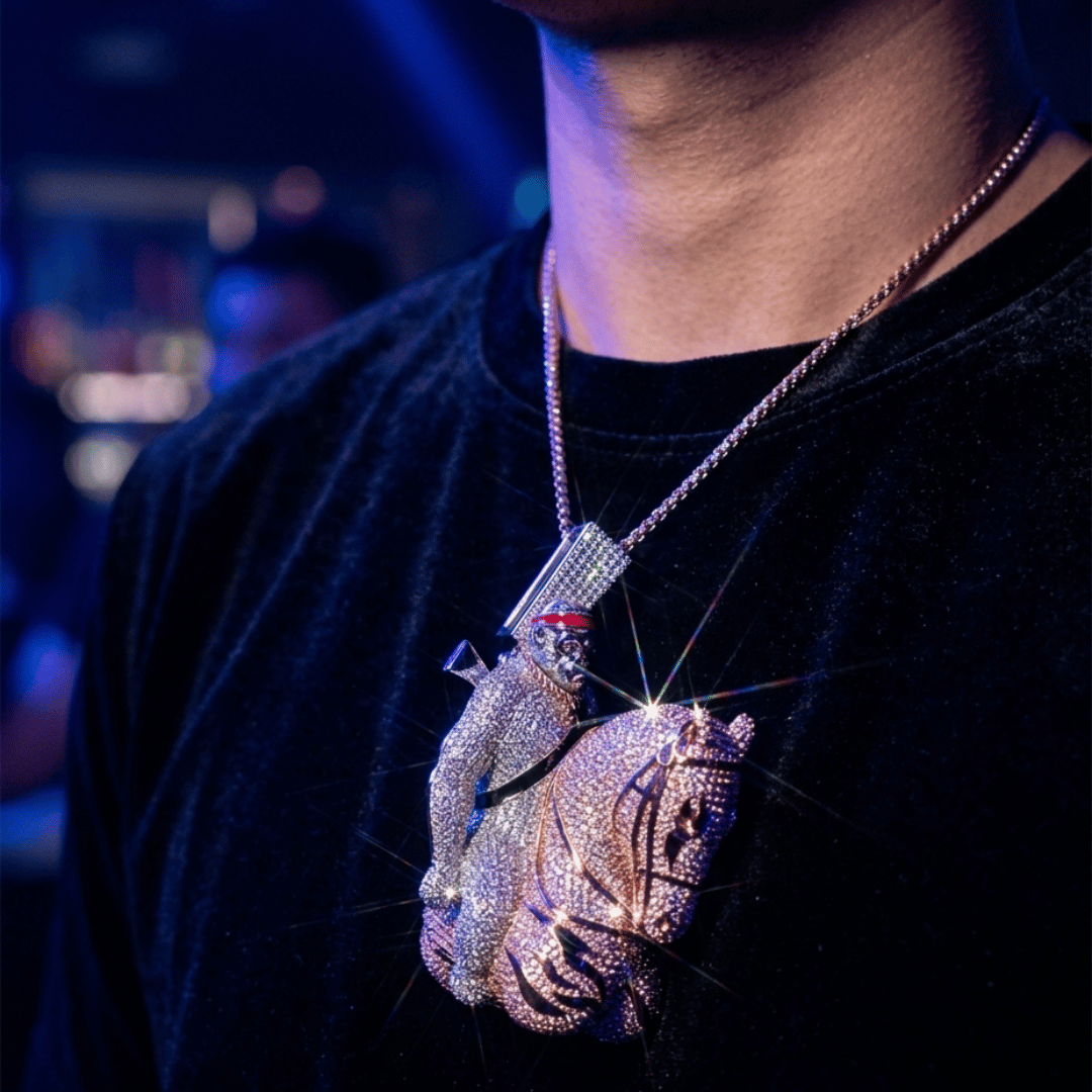 Iced Out King of the Jungle Pendant