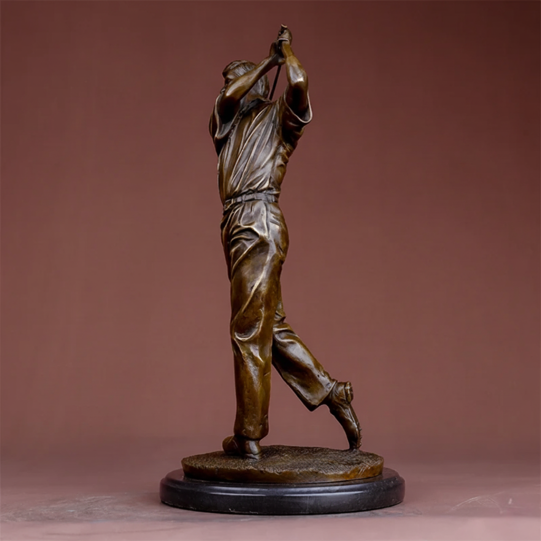 The Champion™ - Bronze Male Golfer Sculpture