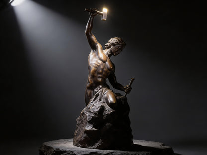 Self-Made Man Bronze Sculpture
