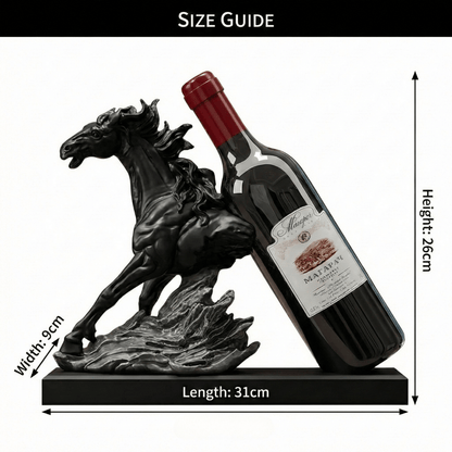UNTAMED POUR | Rearing Horse Wine Holder