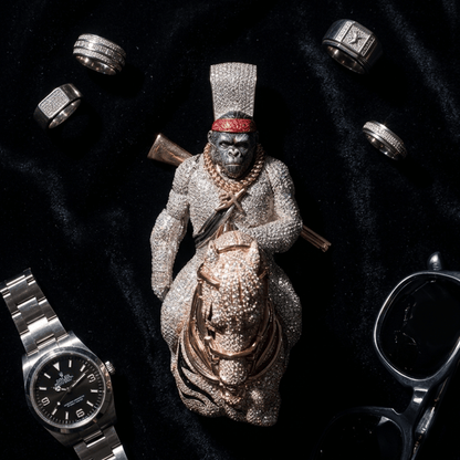 Iced Out King of the Jungle Pendant