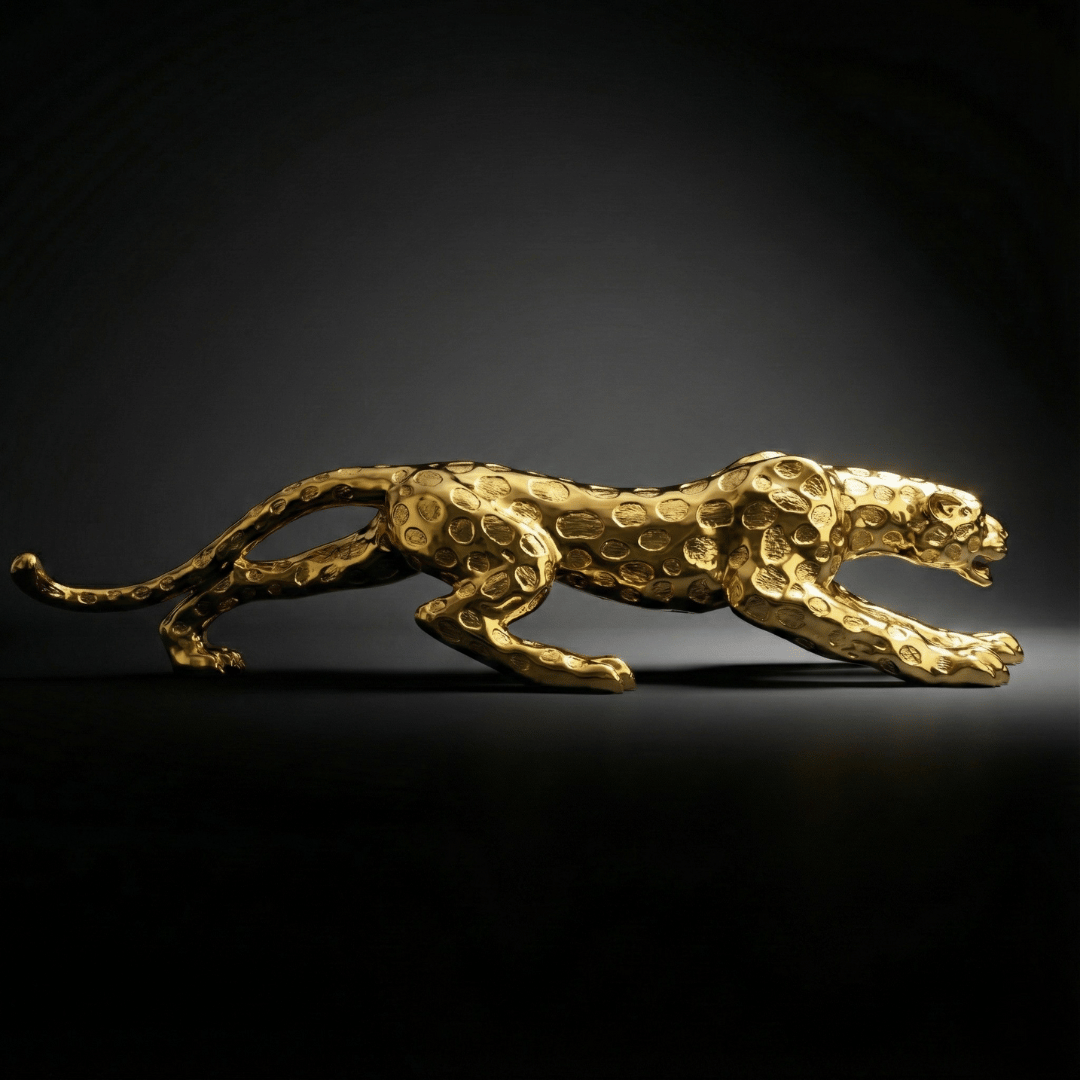 Prowler - Fortune Leopard Sculpture