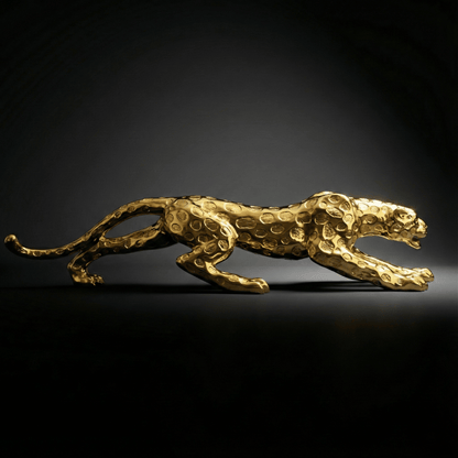 Prowler - Fortune Leopard Sculpture