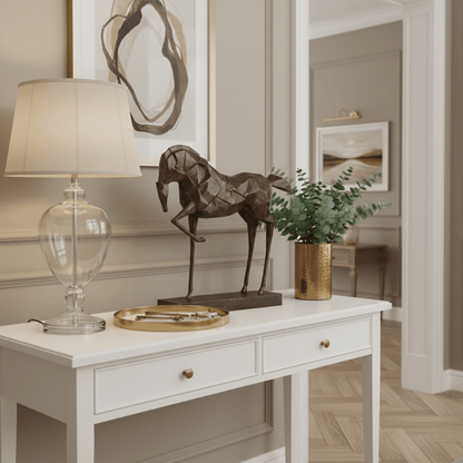 Faceted Horse Sculpture