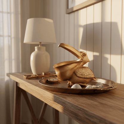 COASTAL KEEPER | Pelican Storage Sculpture