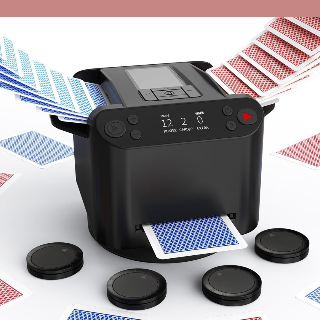CardCrafter™ 360 – Automatic Card Shuffler & Dealer Machine