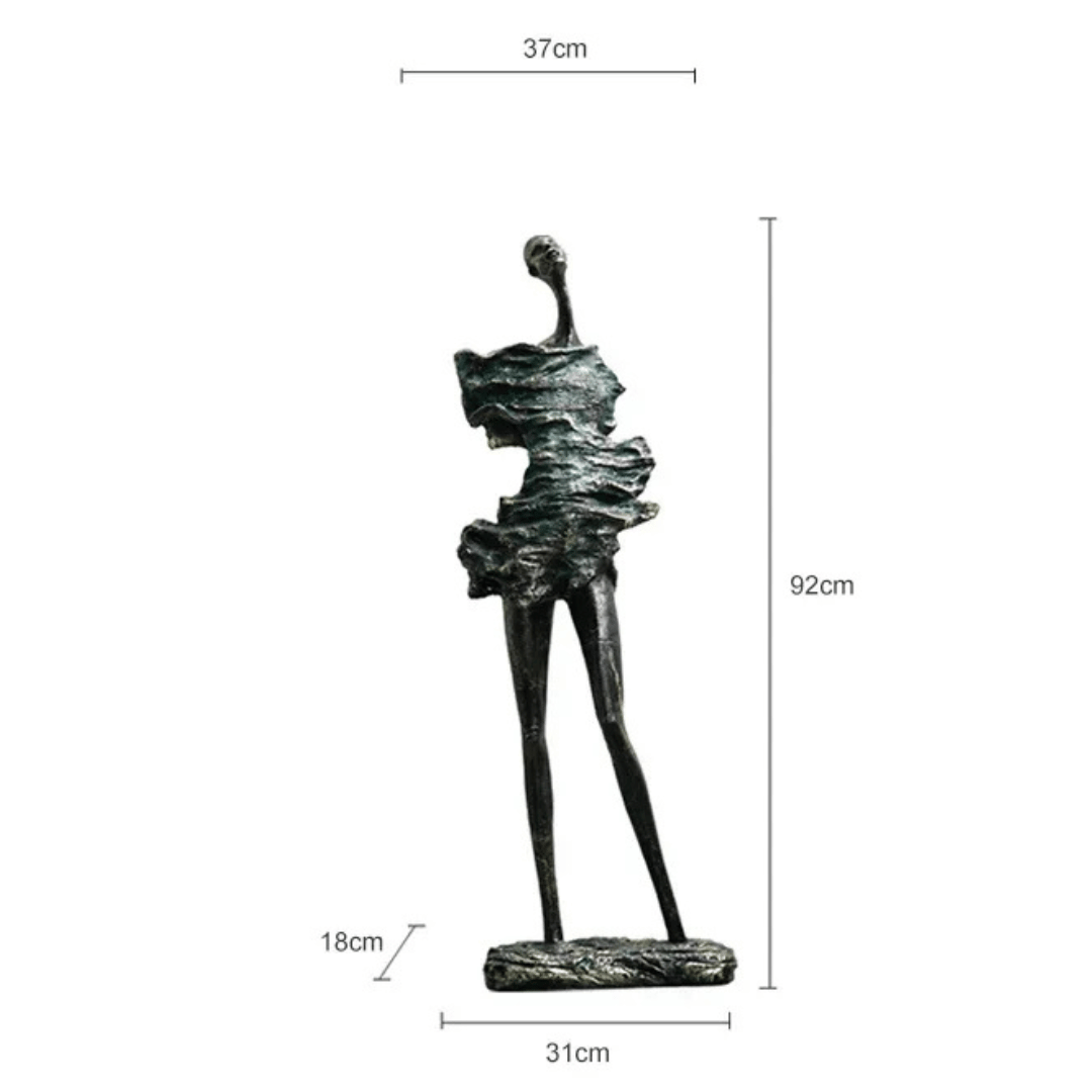 THE VOYAGER | Abstract Elongated Figure Sculpture