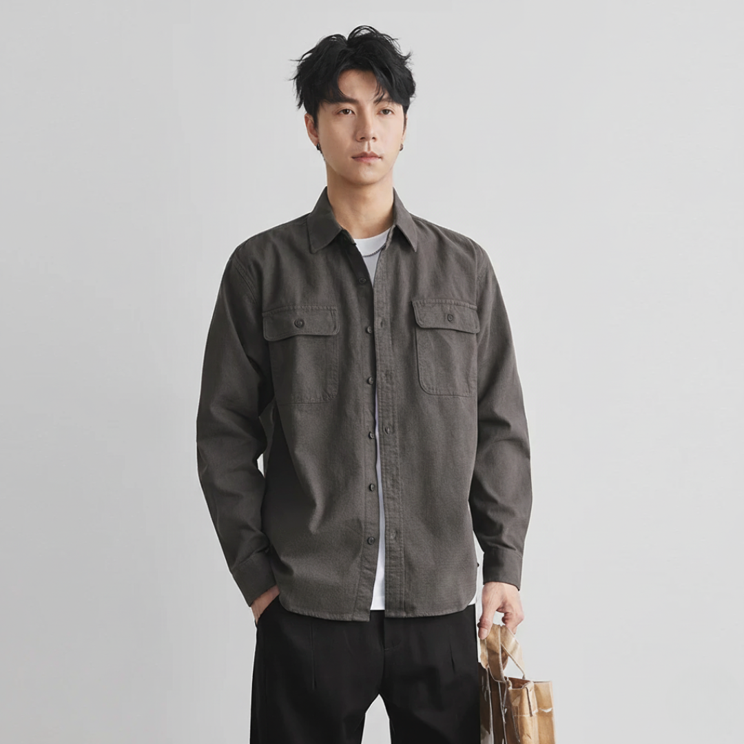 Cotton Work Shirt Jacket