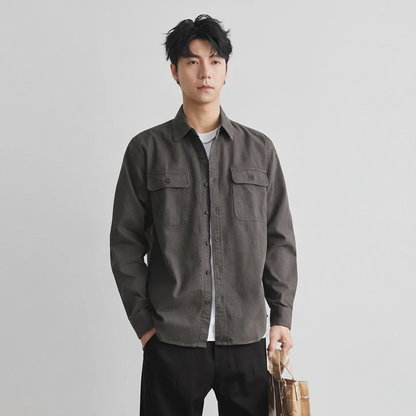 Cotton Work Shirt Jacket