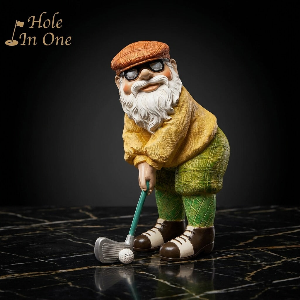 Golf Gnome Sculpture