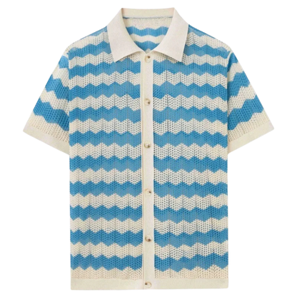 Coastal Mesh™ Knitted Cutout Shirt