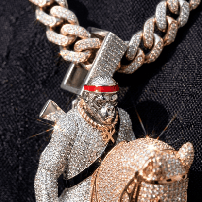 Iced Out King of the Jungle Pendant