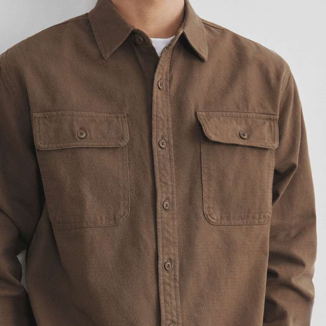 Cotton Work Shirt Jacket