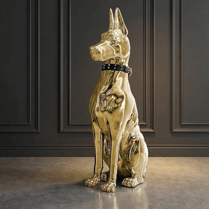 SENTINEL GUARD | Floor Sculpture with Studded Collar