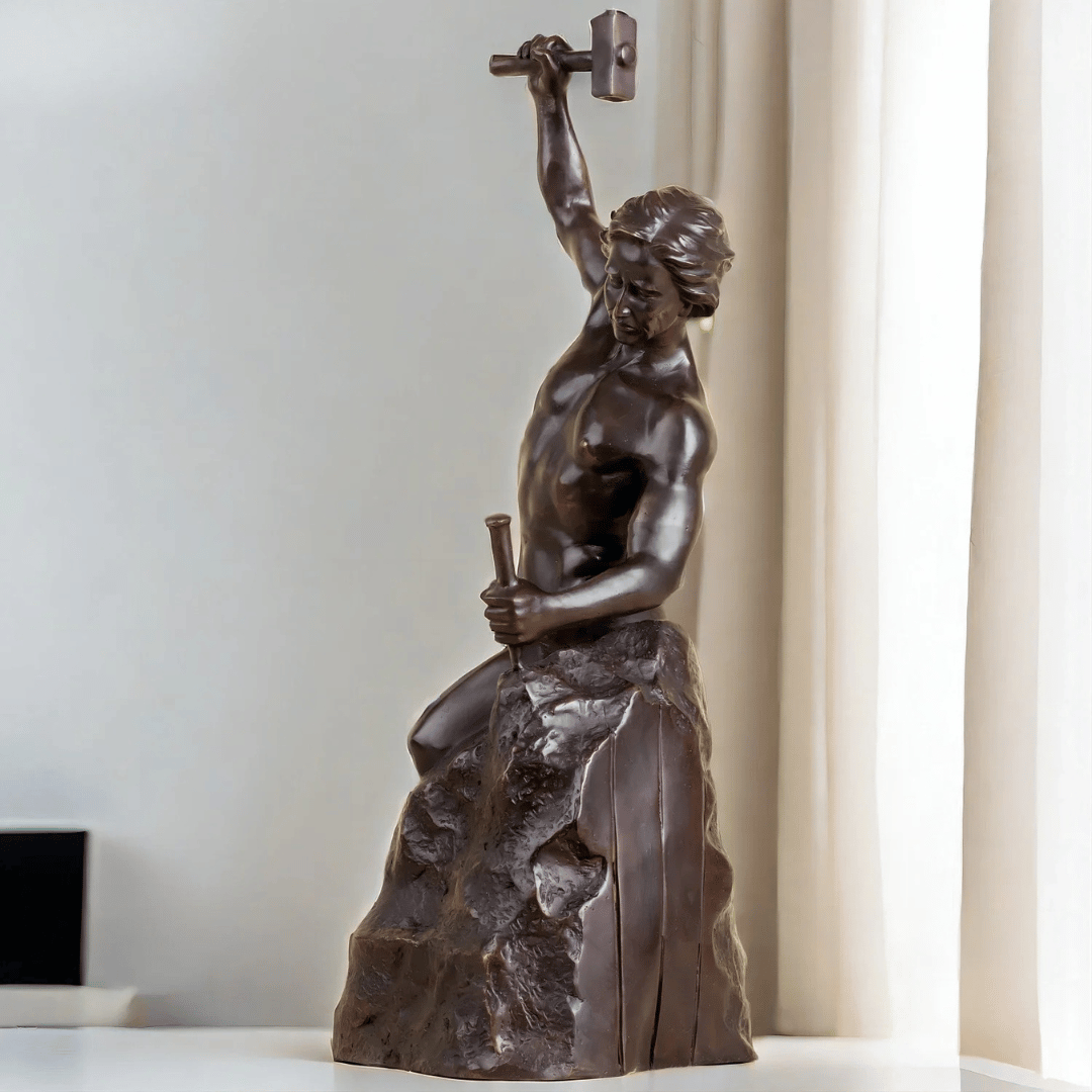 Self-Made Man Bronze Sculpture