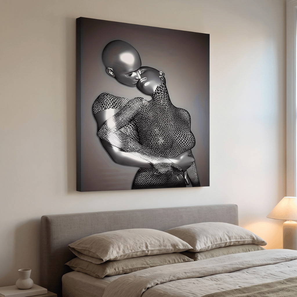 Unframed Abstract Canvas Wall Art