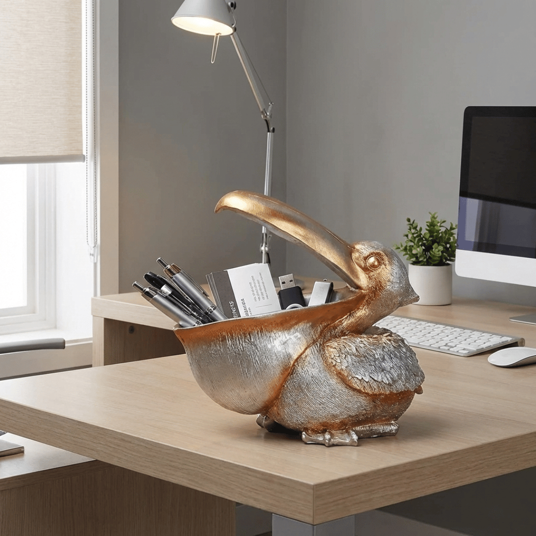 COASTAL KEEPER | Pelican Storage Sculpture