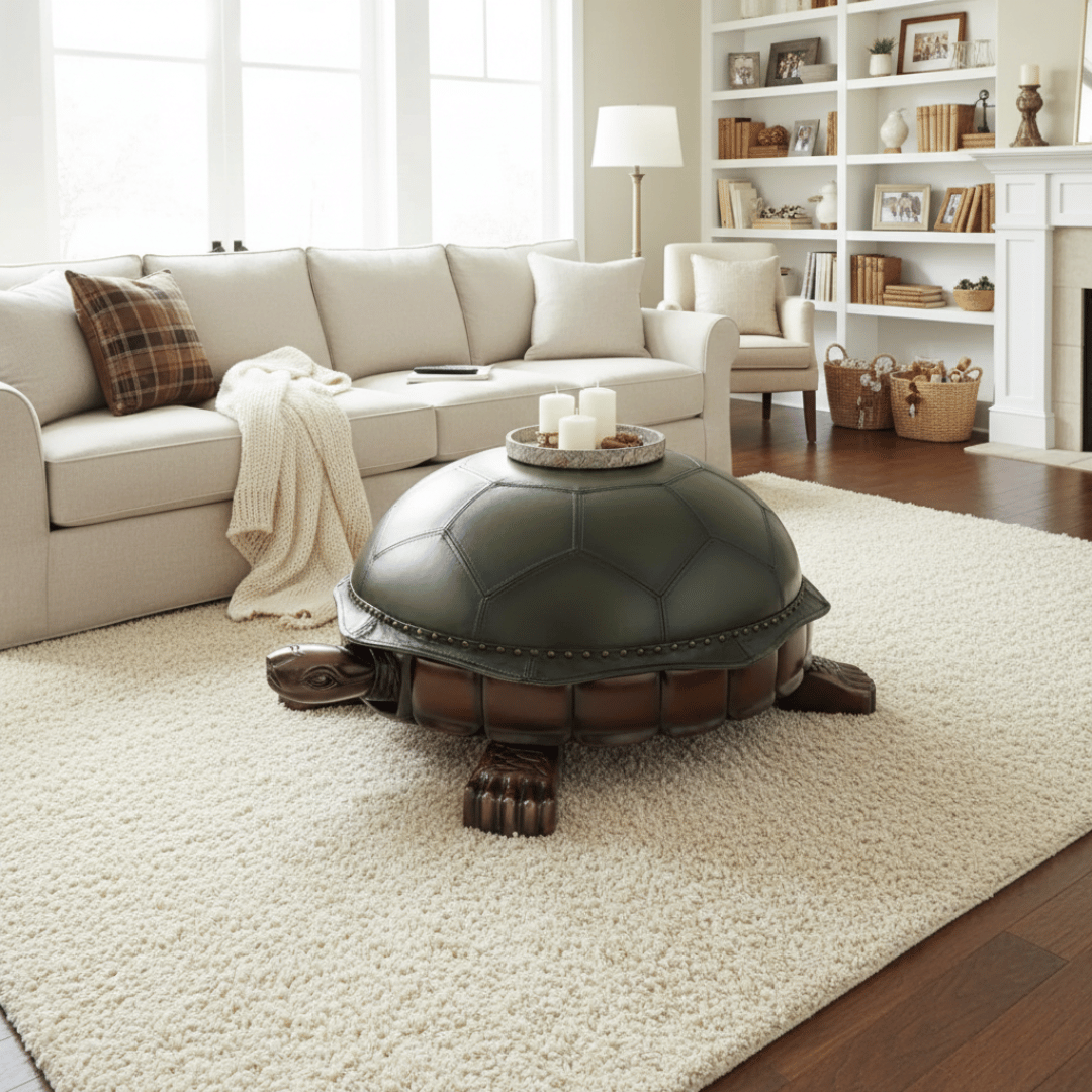 Turtle Ottoman Stool