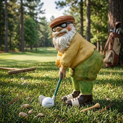 Golf Gnome Sculpture
