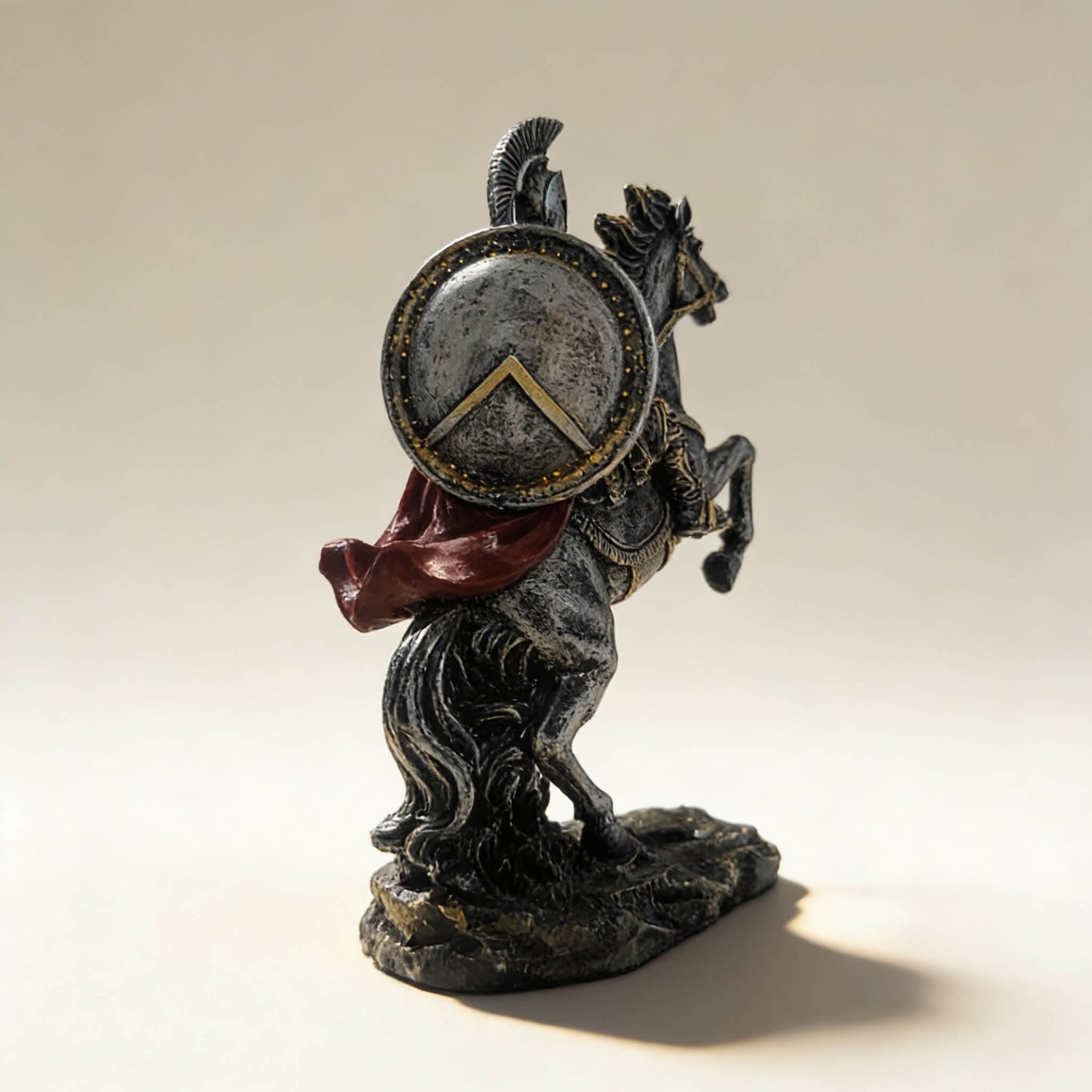 THE AGEMA Mounted Spartan Cavalry Sculpture · Hand-Finished Resin