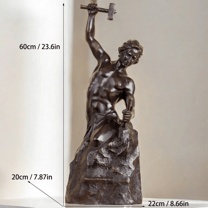 Self-Made Man Bronze Sculpture