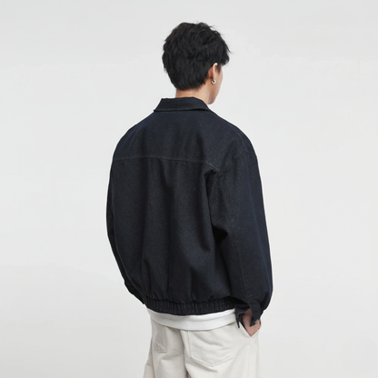 Washed Denim Work Jacket