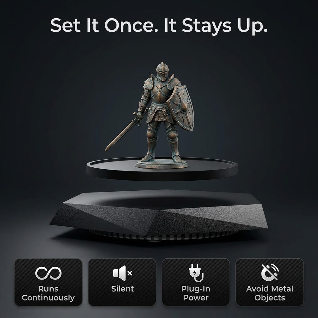 Magnetic Levitation Display Stand