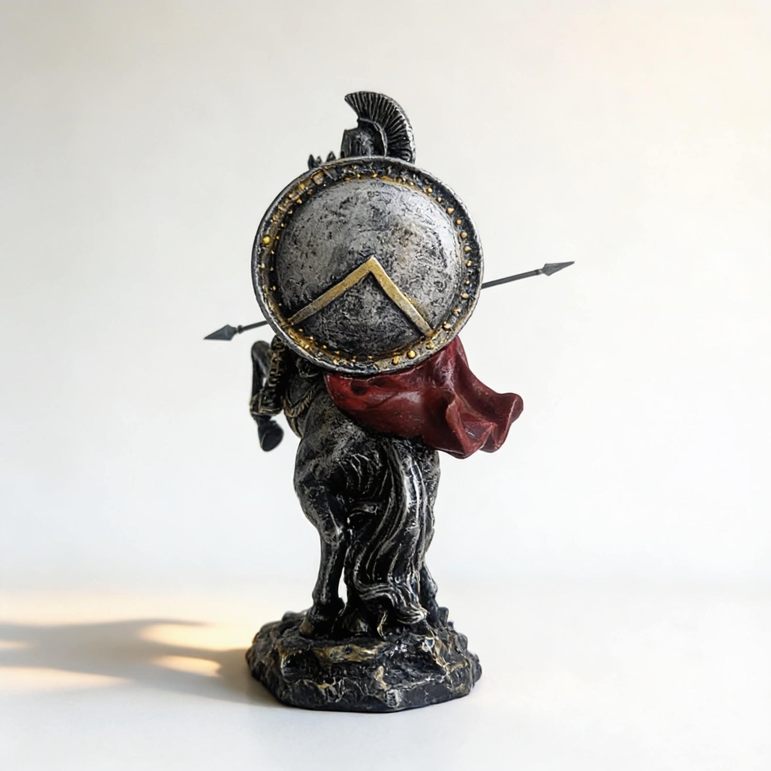 THE AGEMA Mounted Spartan Cavalry Sculpture · Hand-Finished Resin