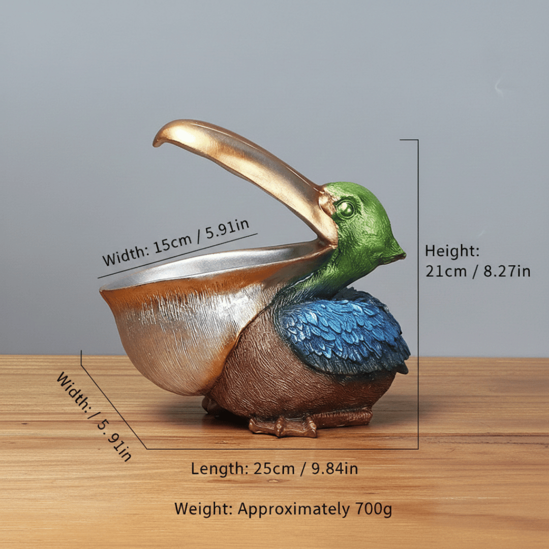 COASTAL KEEPER | Pelican Storage Sculpture