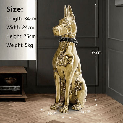 SENTINEL GUARD | Floor Sculpture with Studded Collar