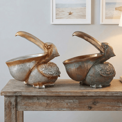 COASTAL KEEPER | Pelican Storage Sculpture