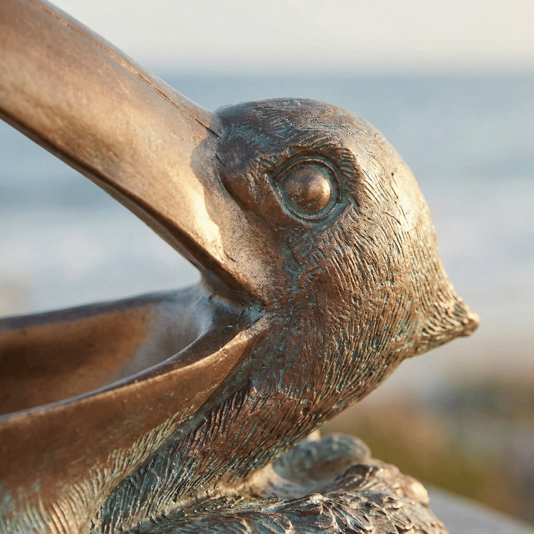 COASTAL KEEPER | Pelican Storage Sculpture