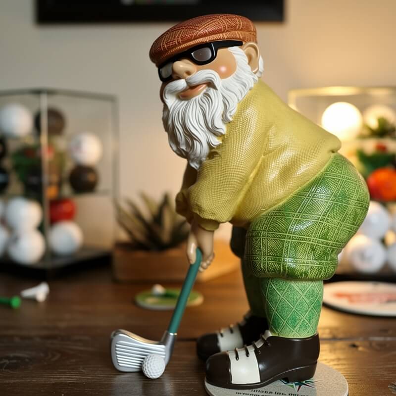 Golf Gnome Sculpture