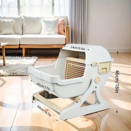 Easy Clean Cat Litter Box