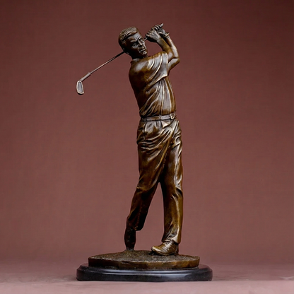The Champion™ - Bronze Male Golfer Sculpture