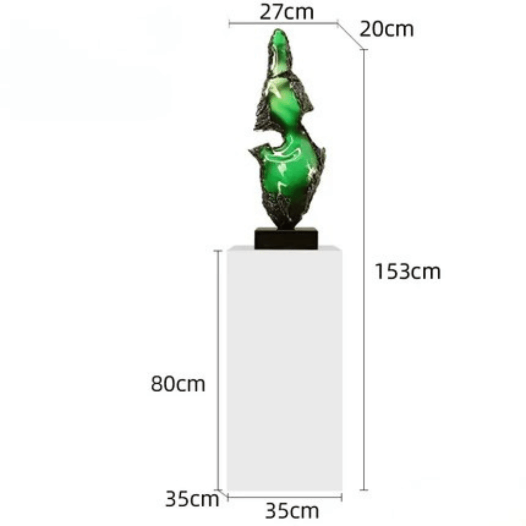 Large Abstract Resin Sculpture