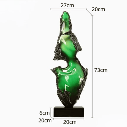 Large Abstract Resin Sculpture
