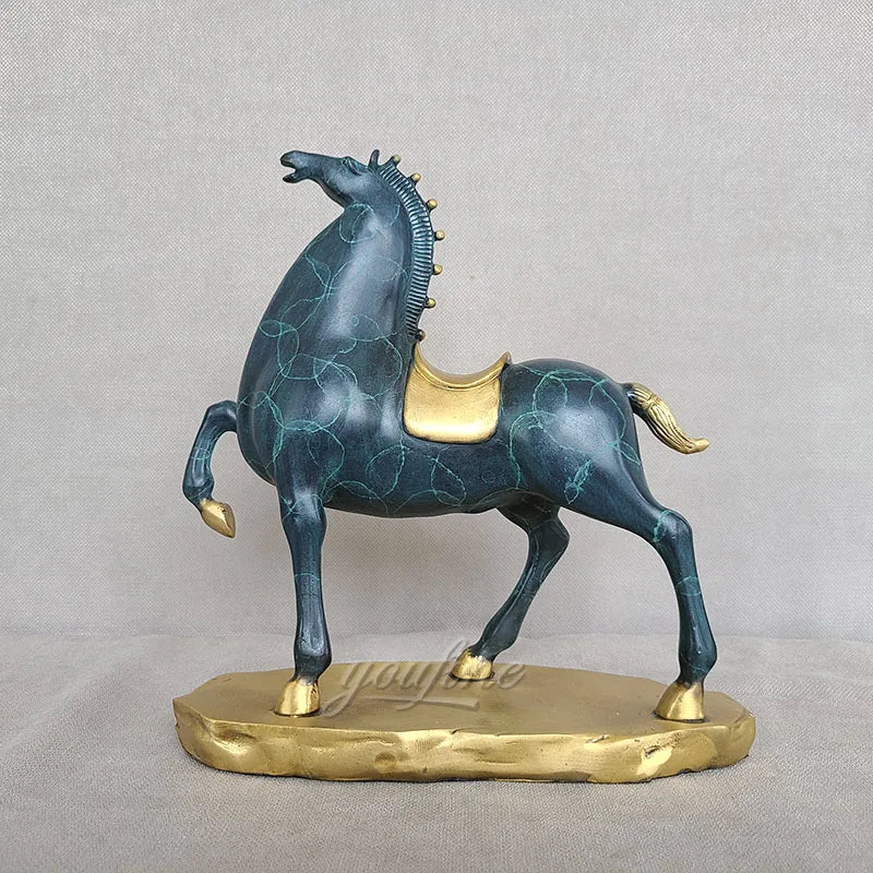 THE STEED | Hand-Painted Bronze Equestrian Sculpture