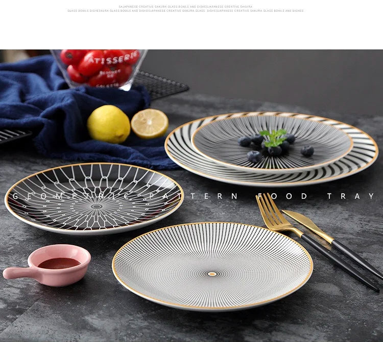 Hypnotic™ Geometric Dinner Plate Collection