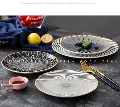 Hypnotic™ Geometric Dinner Plate Collection