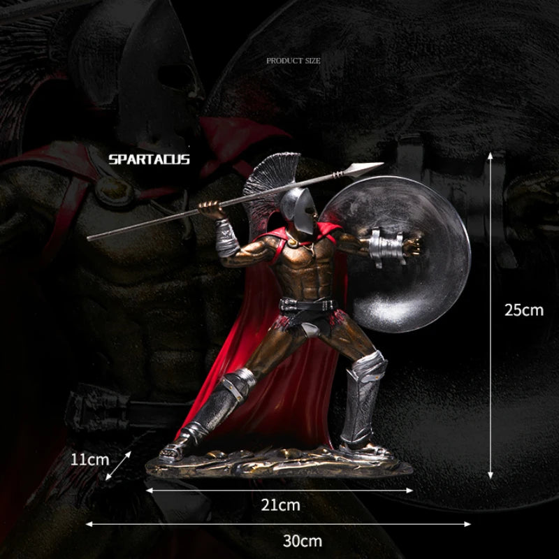THE BRASIDAS
Spartan Combat Sculpture · Large Format · Hand-Finished Resin